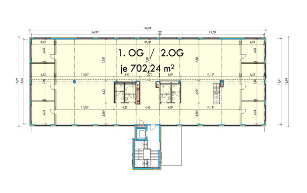 A1a: 1.&2. Obergeschoss